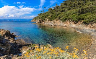 Hyères, et les Iles d'Or en étoile en liberté - France