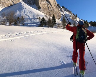 Ski de Rando dans les Bauges - France
