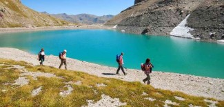 Tour de la Vallée de Névache en liberté - France