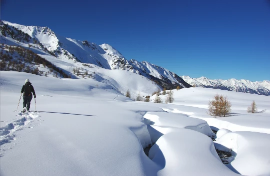 LE  GRAND TOUR DU THABOR EN RAQUETTES, HAUTE MONTAGNE - Photo 2
