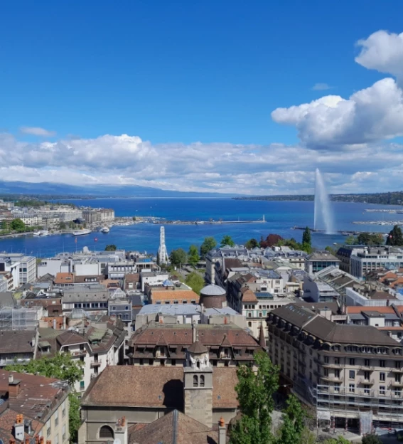 Dans le bleu des Alpes
